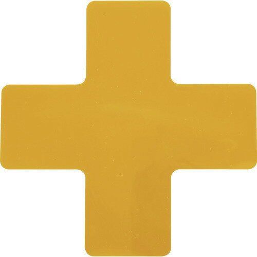 ■TRUSCO 耐久フロアサインズX型 Mサイズ 黄1枚(1シート) DFSXY(2067270)