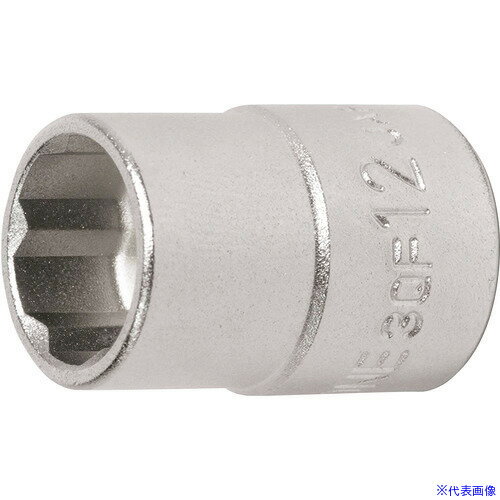 ■TONE クイックフィットソケット 対辺寸法12mm 差込角9.5mm 3QF12(2067725)[送料別途見積り][法人・事業所限定][掲外取寄](4)