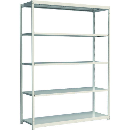 オレンジブック トラスコ中山　TRUSCOIRIS 軽中量ラック200 セット W1200*D450*H2400 基本 5段 〔品番:ML2K1245245〕[ 注番:2068778]特長●支柱の目盛りで段合わせが簡単です。仕様●間口(mm...