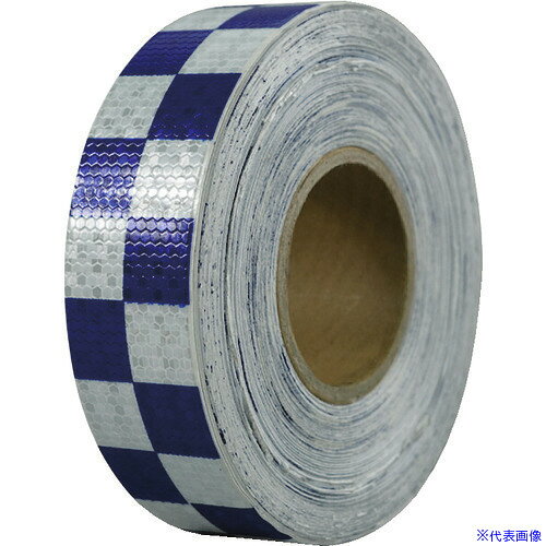 オレンジブック トラスコ中山　TRUSCOセーフラン 高輝度反射テープ 青白格子 幅50mm×50m 〔品番:14370〕[ 注番:2068994]特長●豊富なカラーバリエーションです。●カプセル構造により一般的な反射シートの約3倍の高輝度を実現しました。用途●ヘッドライトなどを受けて明るく輝き、夜間の安全性向上に。仕様●色：青白格子●幅(mm)：50●長さ(m)：50●厚さ(mm)：0.35●粘着力(N/10mm)：15.3仕様2材質/仕上●基材：PVCセット内容/付属品注意原産国（名称）中国JANコード4580059070170本体質量900gオレンジブック トラスコ中山　TRUSCOセーフラン 高輝度反射テープ 青白格子 幅50mm×50m 〔品番:14370〕[注番:2068994][本体質量：900g]《包装時基本サイズ：210×220×60》〔包装時質量：1kg〕分類》梱包用品》テープ用品》反射テープ☆納期情報：仕入れ先通常在庫品 (欠品の場合有り)