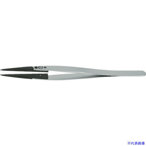 ■idealtek ESDセラミックピンセット チップ交換タイプ 先尖型 135mm 72ZJSA0IT(2070853)