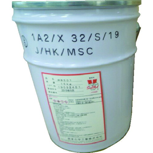 オレンジブック トラスコ中山　TRUSCO関東化学工業 シールピール 8501 15KG 〔品番:850115KG〕[ 注番:2072517]特長●刷毛や吹き付けで塗装し乾燥させることによって強い皮膜を作り製品を錆や傷から守ります。●可剥性タイプで耐薬品性に優れ塗装面での使用が可能です。●ゴム系被膜を形成します。●装面（プライマー）での使用が可能です。用途●屋外防錆及び対象物の保護として。●橋梁、高速道路などの工事用資材の一時防錆として。仕様●色：乳白●使用温度範囲(℃)：常温●タイプ：コールドタイプ●容量(kg)：15仕様2材質/仕上●有機溶剤および樹脂セット内容/付属品注意●被膜の耐熱温度は80〜250℃程度ですが、使用条件により異なる場合があります。原産国（名称）日本JANコード本体質量15kgオレンジブック トラスコ中山　TRUSCO関東化学工業 シールピール 8501 15KG 〔品番:850115KG〕[注番:2072517][本体質量：15kg]分類》化学製品》化学製品》防錆剤☆納期情報：メーカー直送品（送料元払い）【法人限定＝会社名ご記入お願い致します。】 ※北海道・沖縄・離島は運賃別途商品も含む