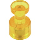 ■TRUSCO カラーマグネットピン 黄 100個入り TMPC100Y(2074808)(3)