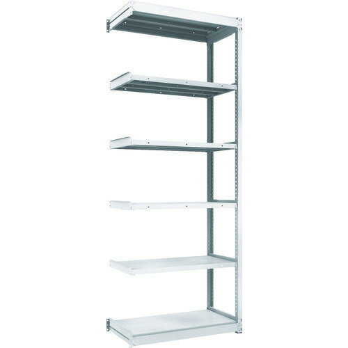 ■TRUSCO TUG型軽量ボルトレス棚 100kg 連結型 940×474×H2400 6段 TUG10083S6B(2075417)[法人限定][直送元]