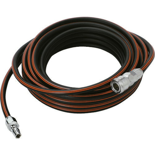 ■TRUSCO スパッタ防止エアホース6.5×30M 黒 TSTS6530(2075684)