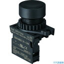 ■TRUSCO 押しボタンスイッチ Φ25 1a 黒 25P1AMBK(2077723)