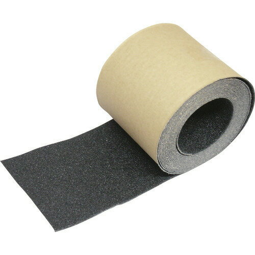 ■TRUSCO ノンスリップテープ 屋外用 100mmX10m 5巻お纏め品 黒 TNS100105(BK)(2080400)