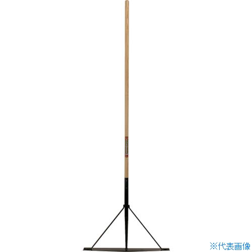 ■金象 アスファルト平レーキ ロングソケット 072449(2086588)[送料別途お見積り][法人限定]