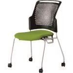 ■プラス 629561)会議イス チェダーC MC-W63SH LGR MCW63SHLGR(2093716)[送料別途見積り][法人・事業所..