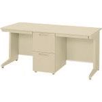 ■プラス 671149)LA 2人用デスク LA-167B-2M LGY/LGY LA167B2MLL(2095174)[送料別途見積り][法人・事業所限定][外直送]