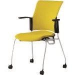 ■PLUS 629536)会議イス チェダーC MB−W62S CYE MBW62SCYE(2095344)[送料別途お見積り][法人限定][外直送]