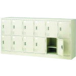 ■JTX 504517)多人数ロッカー SH−G12A 12人用錠付 SHG12A(2095496)[送料別途お見積...