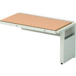 ■プラス 688097)片面デスク 増連セット ST-K127SH-J WM/W4 STK127SHJWMW4(2095578)[送料別途見積り][法人・事業所限定][外直送]