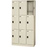 ■プラス 71075)多人数用ロッカー KL-H33N LGY KLH33NLGY(2096792)[送料別途見積り][法人・事業所限定][外直送]