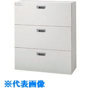 Book Storage - ■PLUS 868804)Jeラテラル3段保管庫 JE−A105H−3 W4 D400 JEA105H3W4(2098202)[送料別途お見積り][法人限定][外直送]
