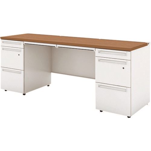 ■PLUS 779622)US 両袖机UR−186A−33 T2/W4 UR186A33T2W4(2098904)[送料別途お見積り][法人限定][外直送]