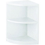 ■PLUS 770035)WF シェルフ コーナー2段 WF−72CNSF W4 WF72CNSFW4(2106754)[送料別途お見積り][法人限定][外直送]