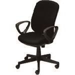 ■プラス 697842)事務イス プリセア KB-K63SL BK KBK63SLBK(2107709)[送料別途見積り][法人・事業所限定][外直送]