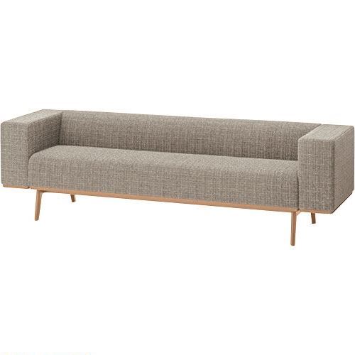 ■プラス 41371)LS-EM 3人掛け肘付 LS-EM31AS LG/NA LSEM31ASLGNA(2107786)[送料別途見積り][法人・事業所限定][外直送]