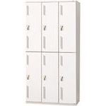 ■プラス 31330)LZ 更衣ロッカー LZ-6S W4 LZ6SW4(2107813)[送料別途見積り][法人・事業所限定][外直送]