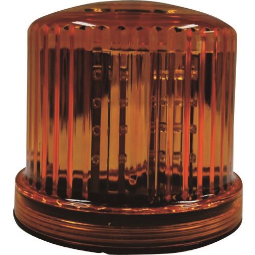 ■仙台銘板 LED回転・点滅灯 電池式 イエロー 3082074(2108426)[送料別途見積り][法人・事業所限定][外直送]