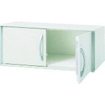 ■PLUS 628591)XF 両開き保管庫 XS−30B W4/W4 XS30BW4(2113529)[送料別途お見積り][...