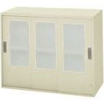 ■プラス 615058)LX-5 ガラス3枚引違い保管庫 L5-70SG LGY L570SGLGY(2113714)[送料別途見積り][法人・事業所限定][外直送]