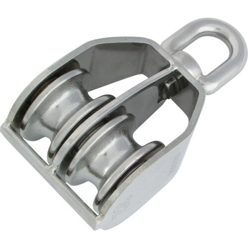 ■水本 滑車 ステンレス 豆ブロック 基本使用荷重0.12t B1272(2115689)