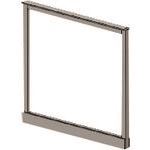 ■プラス 625005)LFパネル フレーム LF-F0910 DGY LFF0910(2115726)[送料別途見積り][法人・事業所限定][外直送]