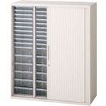 ■プラス 648478)L6 シャッタークリアケースL6-105SK-CTN W4 L6105SKCTNW4(2116586)[送料別途見積り][法人・事業所限定][外直送]