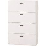 ■プラス 635748)LX-5 ラテラル保管庫4段 L5-A140H-4 W4 L5A140H4W4(2117938)[送料別途見積り][法人・事..