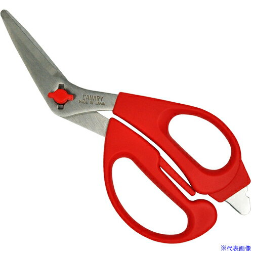 ■キャナリー 奥さまこだわりキッチンハサミ FK190(2129660)[送料別途お見積り][法人限定][掲外取寄]