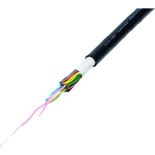 ■倉茂電工 計装用FOプレン KVC−36 100M KVC363015PX0.3SQ100(2133914)[法人限定][...