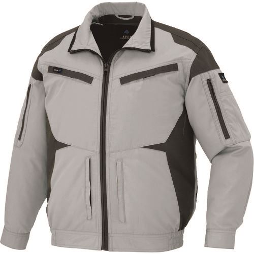■アイトス 空調服用長袖ブルゾン(空調服TM) シルバーグレー SS AZ30589003SS(2137443)[送料別途お見積り][法人限定][掲外取寄]