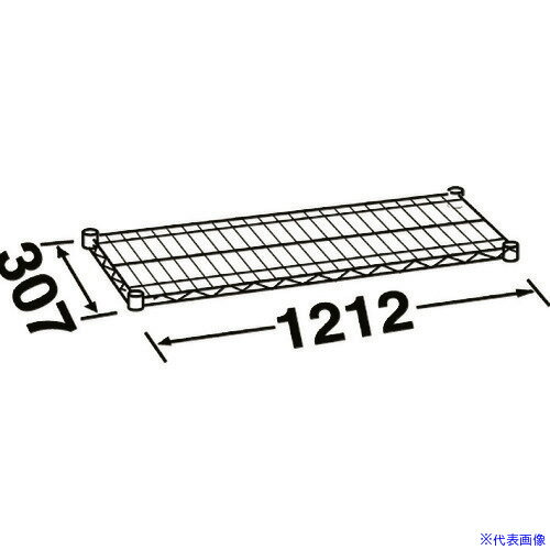 ■エレクター エレクターシェルフ スーパーシリーズ SS1220 W1212xD307mm SS1220(2147336)[送料別途見積り][法人・事業所限定][外直送]