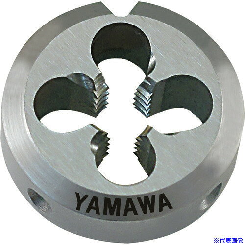 オレンジブック トラスコ中山　TRUSCOヤマワ ポイントソリッドダイス DPO S4 M5X0.8 25径 〔品番:DPOS4M5X0.825〕[ 注番:2150340]特長●切りくずがダイス前方に排出されることで切りくずトラブルが軽減し、高精度なおねじの連続機械加工が可能になりました。●新ダイス等級の採用により、ニーズに合わせたダイスの等級が選択可能となりました。●ダイス表面の面取り部にマーキングすることで、加工方向の識別が容易になりました。●ダイス裏面に沈みを設けることで、ホルダ装着時に端面の密着性が向上しました。用途●おねじ加工用。●被削材：低炭素鋼、中炭素鋼、黄銅、黄銅鋳物、アルミ圧延材、アルミ合金鋳物に。仕様●呼び寸法：M5●ピッチ(mm)：0.8●外径(mm)：25●厚さ(mm)：9●加工ねじ：メートルねじ●精度：S4●切りくず穴数：3●食付き山数：1.5山●表面処理：ノンコーティング仕様2材質/仕上●高速度工具鋼（HSS）セット内容/付属品注意原産国（名称）日本JANコード4582639514395本体質量27gオレンジブック トラスコ中山　TRUSCOヤマワ ポイントソリッドダイス DPO S4 M5X0.8 25径 〔品番:DPOS4M5X0.825〕[注番:2150340][本体質量：27g]《包装時基本サイズ：28×28×13》〔包装時質量：27g〕分類》切削工具》ねじ切り工具》ダイス☆納期情報：仕入れ先通常在庫品 (欠品の場合有り)
