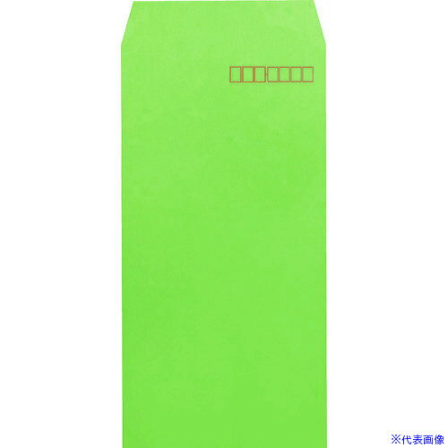 長3（235 mmx120 mm） - ■キングコーポ 長形3号 85g スミ貼エメラルド1000枚X1箱 080135(2162428)[法人限定][外直送元]