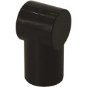 ■yazaki イレクター Φ28 プラスチックジョイント J−118A ブラック J118ASBL(2162719)