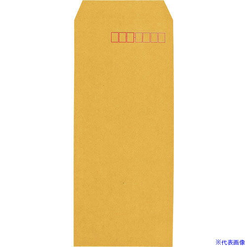 ■キングコーポ 長形4号 70g スミ貼オレンジ1000枚X2箱 080213(2163982)×2[法人限定][外直送元]