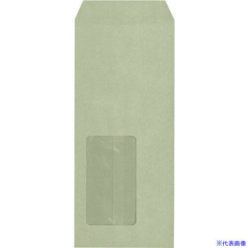 Envelope - ■キングコーポ 長形4号 窓明封筒 No.16枠ナシ グレー1000枚X1箱 120219(2164049)[法人限定][外直送元]