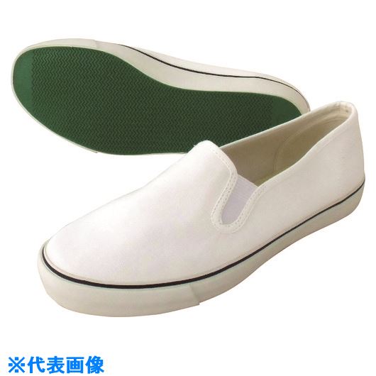 ■喜多 デッキシューズ DK200 ホワイト 26.0 DK200WH26.0(2174450)[送料別途お見積り][法人限定][掲外取寄]