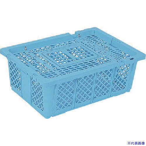 园艺箱, 容器 - ■サンコー 鳥篭 109100 5型プラ網フタセット 青 109100BL09(B)(2175751)[送料別途お見積り][法人限定][外直送]