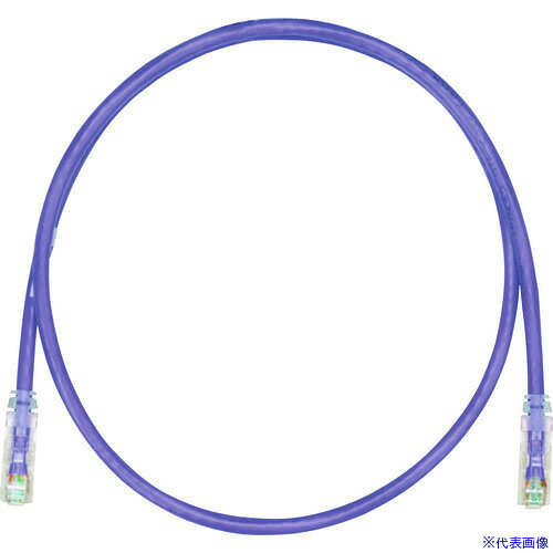 ■PANDUIT LANケーブル CAT6 プロ仕様 40m 紫 UTPSP40MVLY UTPSP40MVLY(2176410)×10...