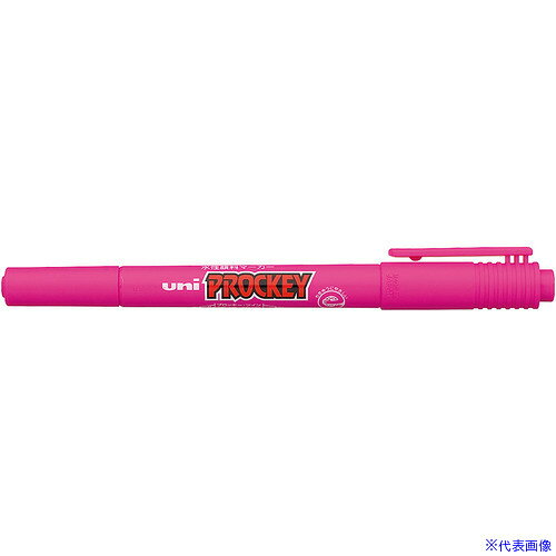 ■uni プロッキー 極細+細字丸芯 水性顔料マーカー PM−120T 赤紫 11 PM120T.11(2208452)×10[送料別途お見積り][法人限定][掲外取寄]