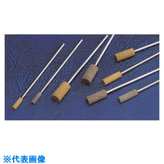 ■アルゴファイル ロングシャフトゴム砥石#180 Φ4×14 Φ3.0軸L80 AR522(2210251)[送料別途お見積り][法人..