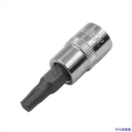 オレンジブック トラスコ中山　TRUSCOアストロプロダクツ 1/4DR T27 ビットソケット 〔品番:2002000030016〕[ 注番:2225985]特長●1/4DRラチェットに対応したビットソケットシリーズ●ソケットとビットが一体型で作業効率を向上●自動車整備・電装・機械整備などの軽整備作業に対応●サイズ別展開により幅広いネジサイズに対応●狭所や精密作業に適した1/4DR規格用途●1/4DRラチェットハンドルと組み合わせたネジ・ボルトの締付および緩め作業に使用●自動車整備における内装・電装・エンジン周辺の小径ネジ作業に使用●バイク整備や小型機械の分解・組立作業に使用●狭所や精密部品の組付・分解作業に使用仕様●差込角(mm)：6.35●刃先：T27●インストアコード：BJ-2b仕様2材質/仕上セット内容/付属品注意原産国（名称）中国JANコード2002000030016本体質量0.022kgオレンジブック トラスコ中山　TRUSCOアストロプロダクツ 1/4DR T27 ビットソケット 〔品番:2002000030016〕[注番:2225985][本体質量：0.022kg]《包装時基本サイズ：12×44×93》〔包装時質量：19g〕分類》手作業工具》ソケットレンチ》ヘックスローブソケット☆納期情報：メーカー取り寄品（弊社より発送）