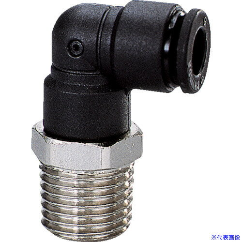 Air Tools - ■チヨダ ファイブSUSメイルエルボ 6mm・R3/8 FS603ML(2229706)