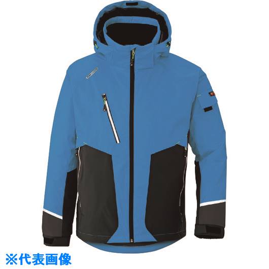 ■アイトス 光電子ストレッチ防寒ジャケットブルー AZ61740066L(2261568)[送料別途お見積り][法人限定][掲外取寄]
