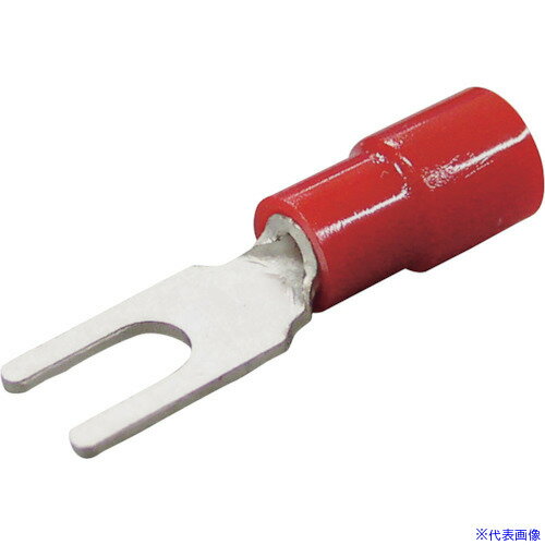 ■ニチフ 環境配慮形絶縁被覆付圧着端子 Y形(100P) TMEX1.25Y3NYEL(2262425)[送料別途見積り][法人・事業所限定][掲外取寄]