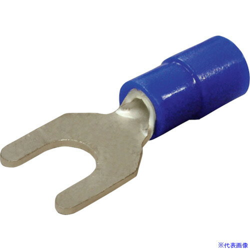 ■ニチフ 環境配慮形絶縁被覆付圧着端子 Y形(100P) TMEX2Y5MGRN(2262452)[送料別途見積り][法人・事業所..